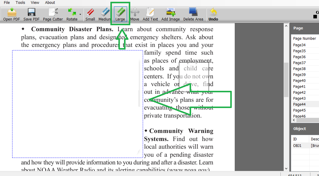 hack a redacted pdf document