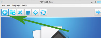 Add PDF Files into PDF Text Deleter