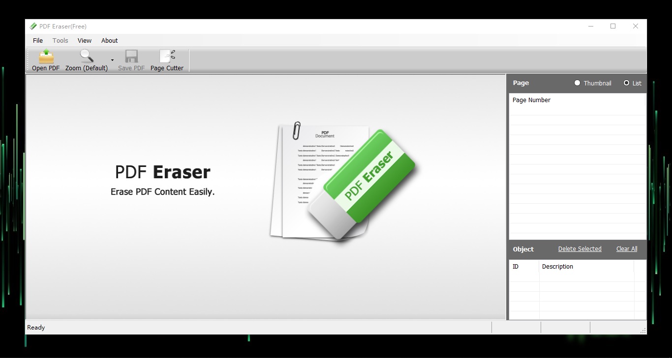 PDF Eraser Screenshot