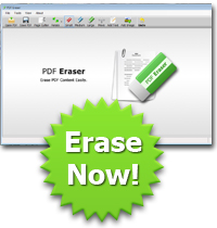 Erase and Delete PDF text and Content